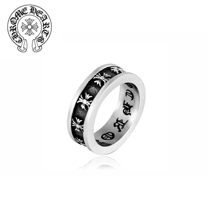 Chrome Hearts（クロムハーツ）クロスカービングリング-BRAND OFF