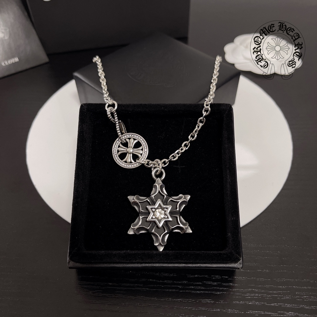 【CHROME HEARTS】ネックレス、新しいネックレス万能シンプルファッションオーナメント-BRAND OFF