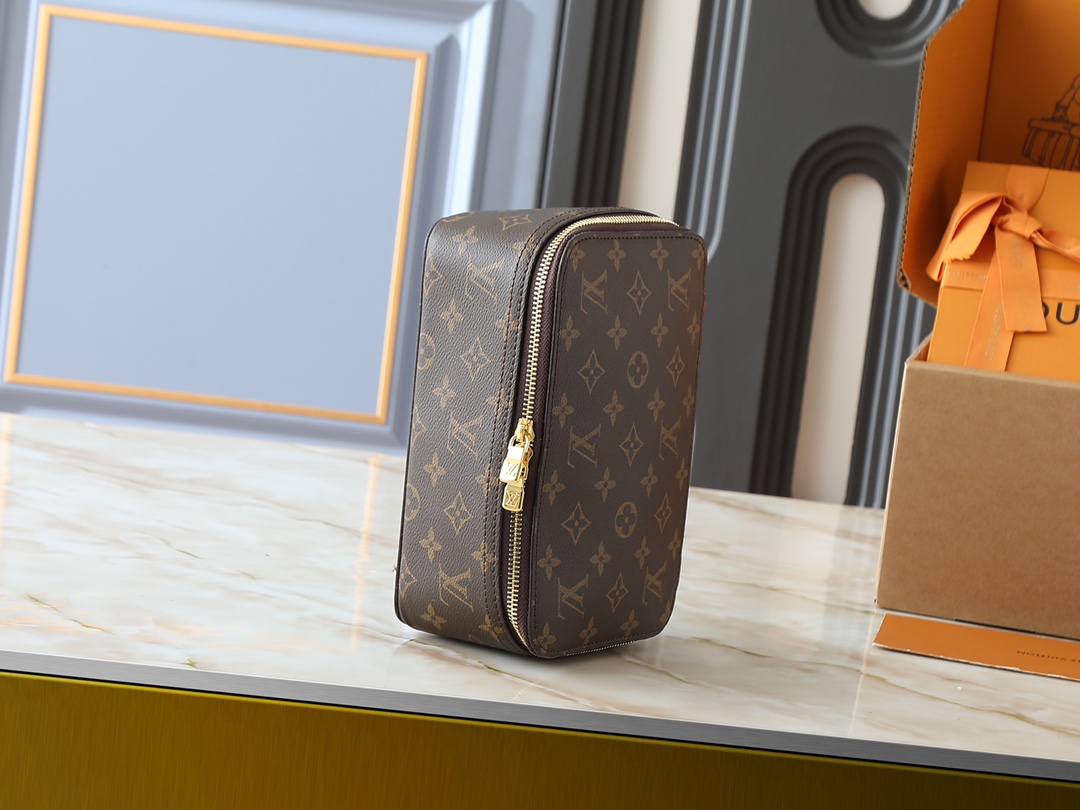 LOUIS VUITTON ルイヴィトン M43689 収納ボックス 化粧ポーチ-BRAND OFF