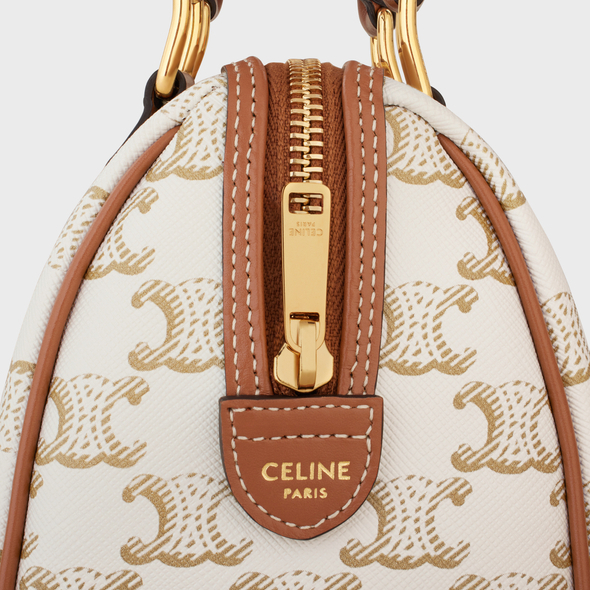すぐ届く◆大人気【CELINE】スモールボストン　トリオンフ-BRAND OFF