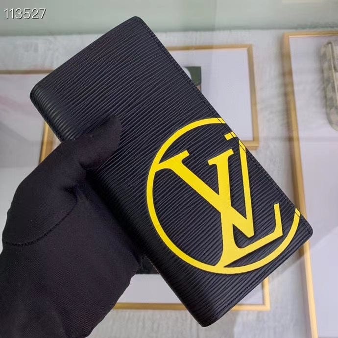 Louis Vuitton  ポルトフォイユ ブラザ エピ 黄 M67910-BRAND OFF
