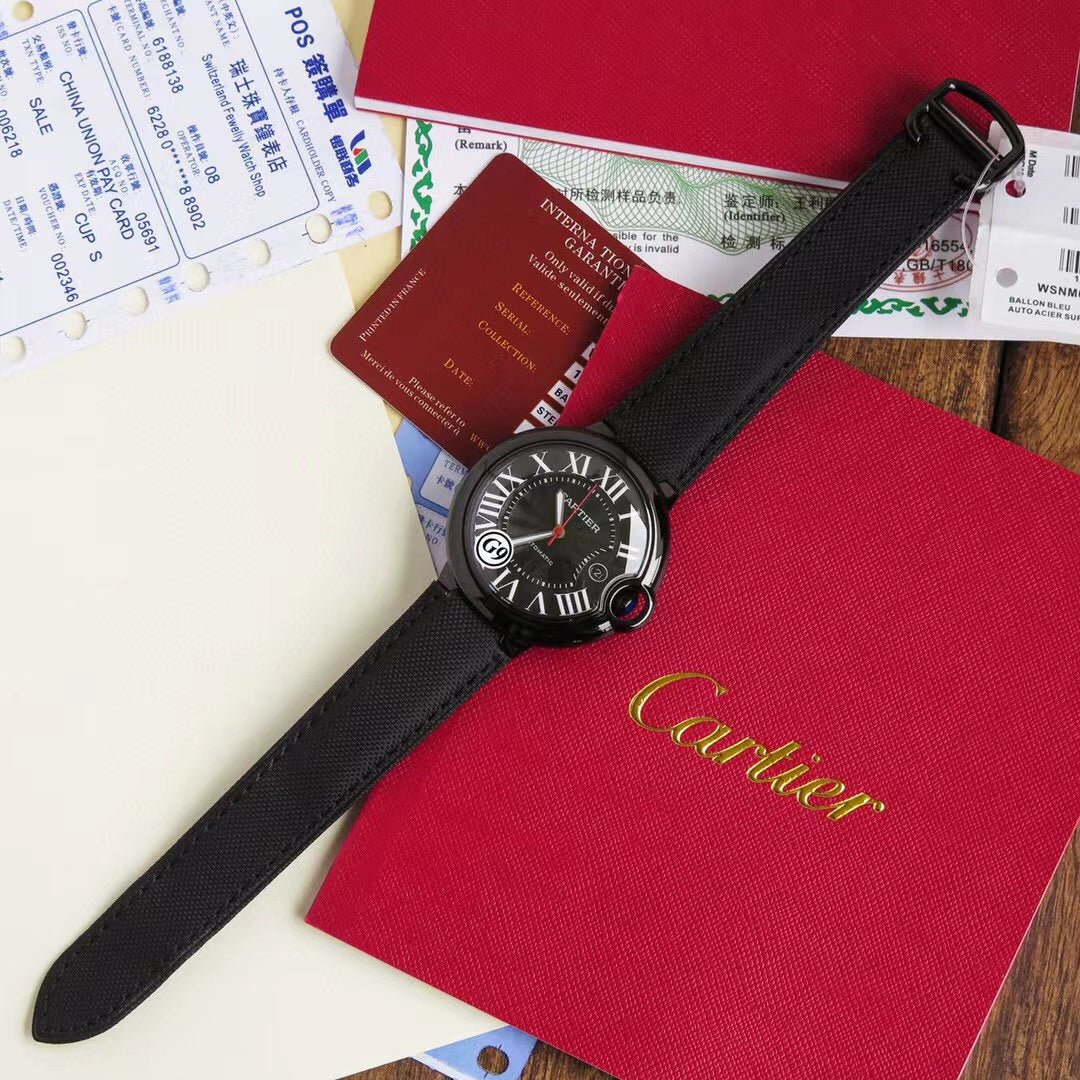 カルティエ バロンブルー ４２ｍｍ WSBB0015-BRAND OFF