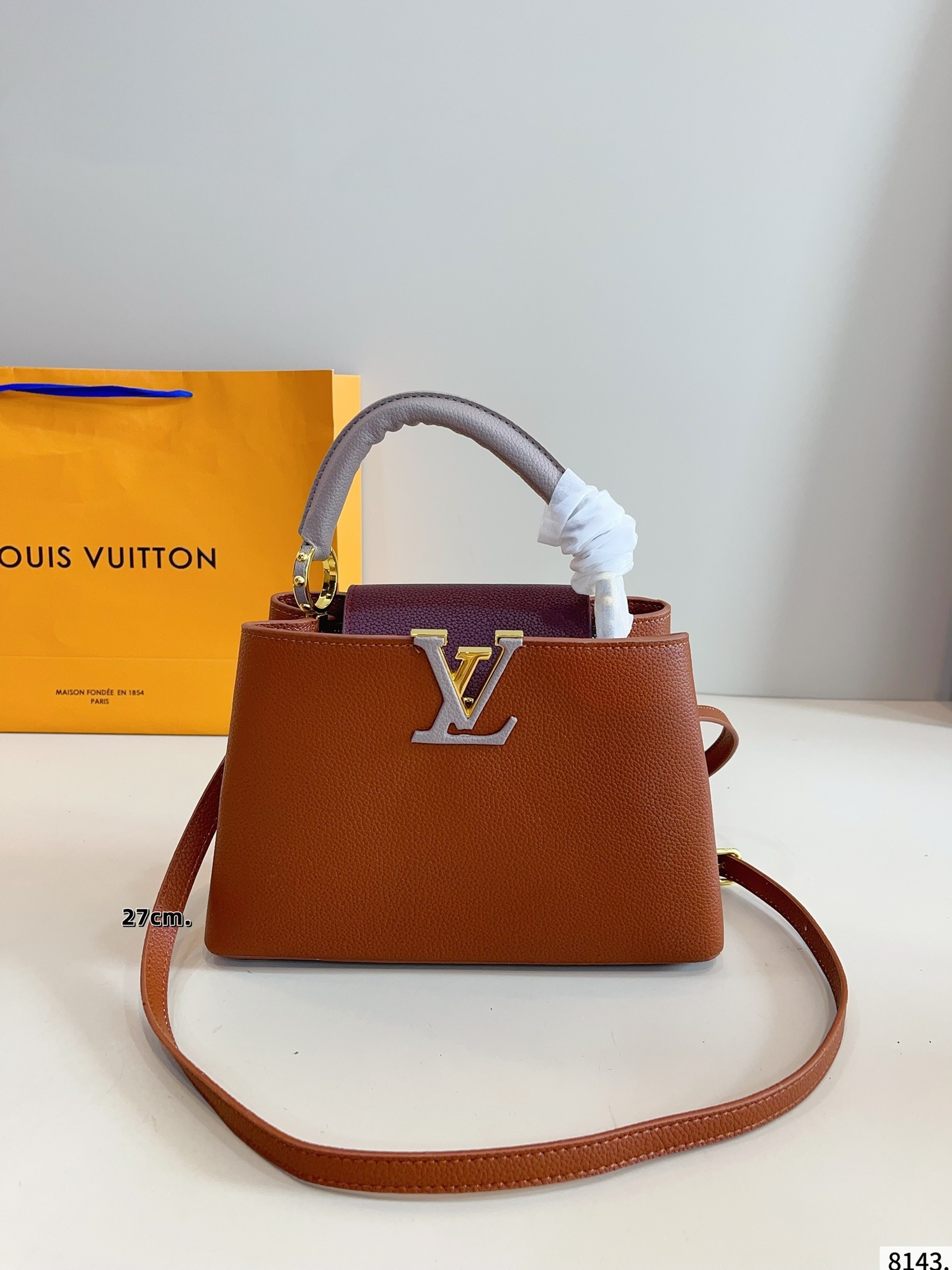 LOUIS VUITTON ルイヴィトン Capucines bb ハンドバッグ-BRAND OFF