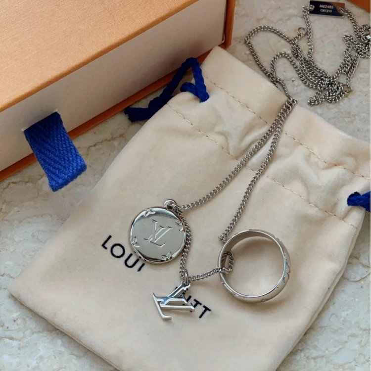 LOUIS VUITTONルイヴィトン リングネックレス モノグラム-BRAND OFF
