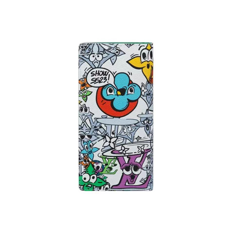 【LOUIS VUITTON】漫画の落書きプリントの財布【財布】【2023新品凳布】19*10*2cm-BRAND OFF