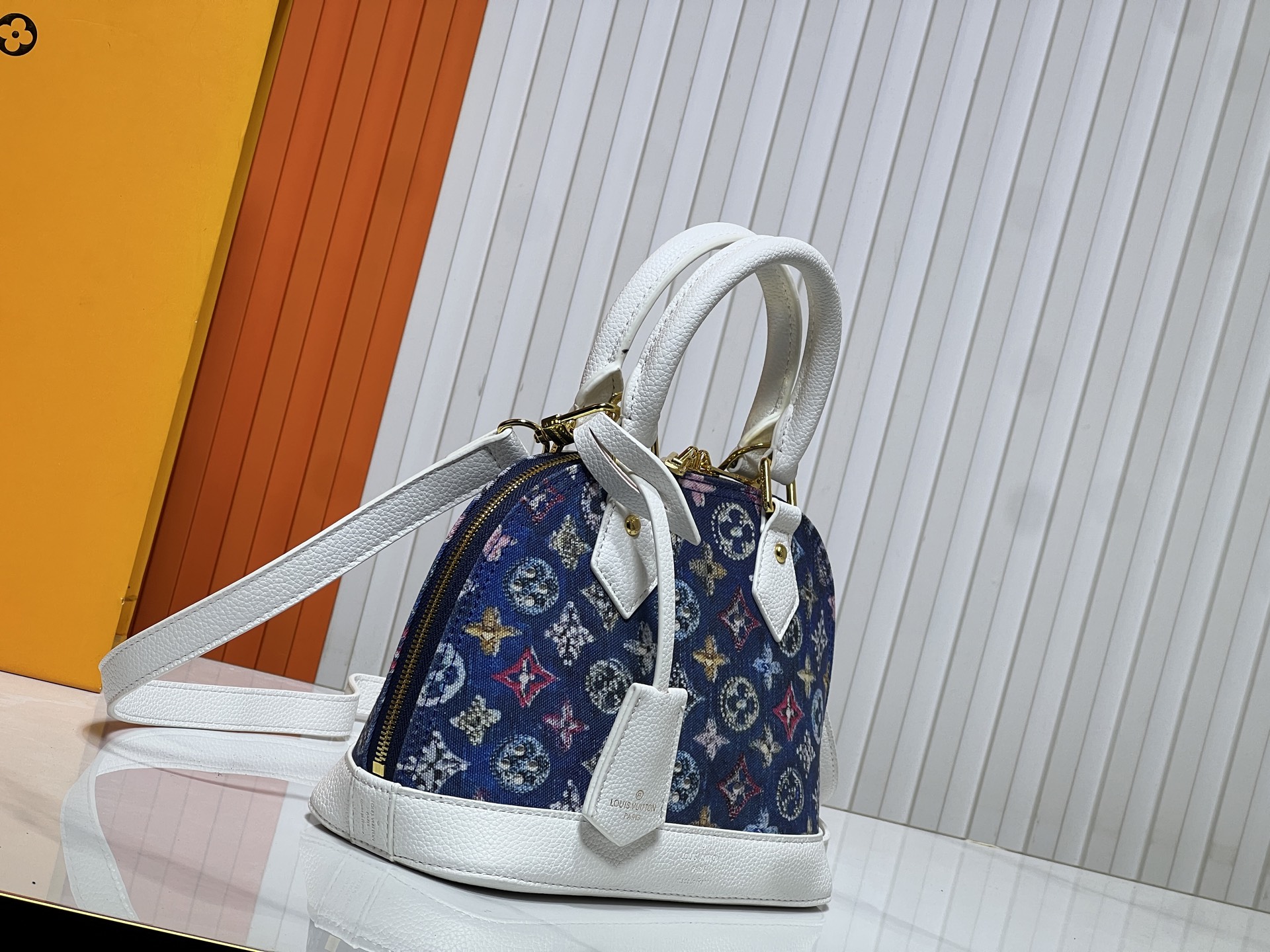 LOUIS VUITTON ルイヴィトン Alma BB 新作デニムバッグ-BRAND OFF