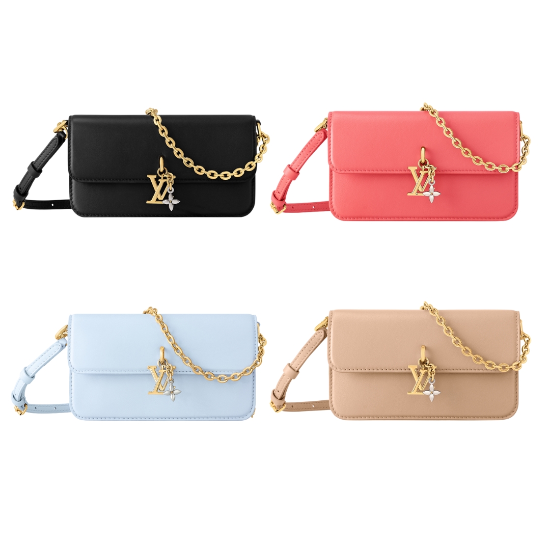 LOUIS VUITTON★ ルイヴィトン WALLET ON CHAIN LV BLOOM 4色-BRAND OFF