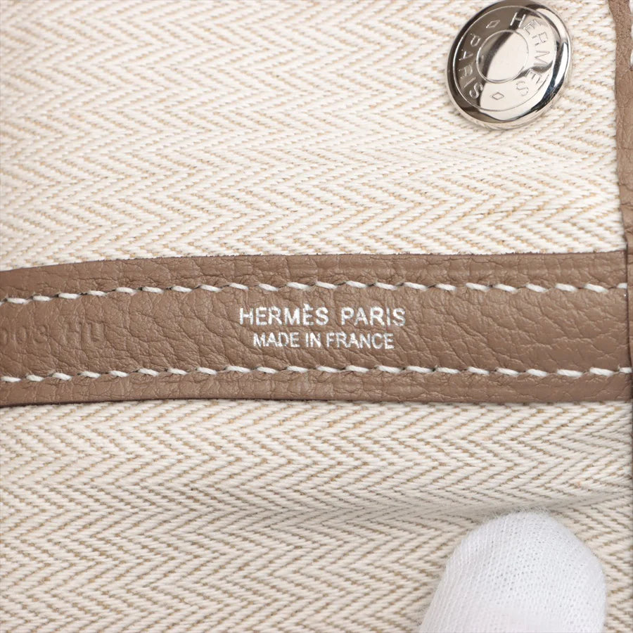 HERMES エルメス ガーデンパーティTPM カントリー エトゥープ シルバー金具-BRAND OFF