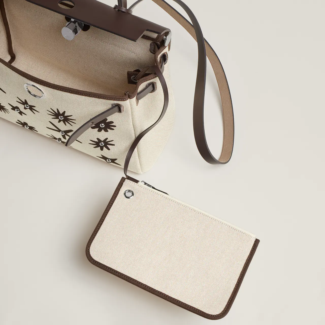 【HERMES】エルメス Herbag ジップ 31ホブネイル ハンドバッグ-BRAND OFF