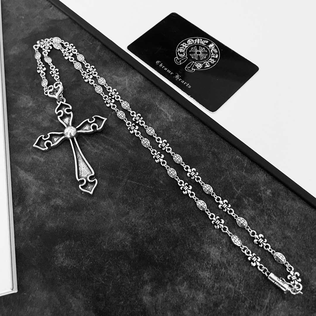 【CHROME HEARTS 】ネックレス、新しいネックレス万能シンプルファッションオーナメント-BRAND OFF
