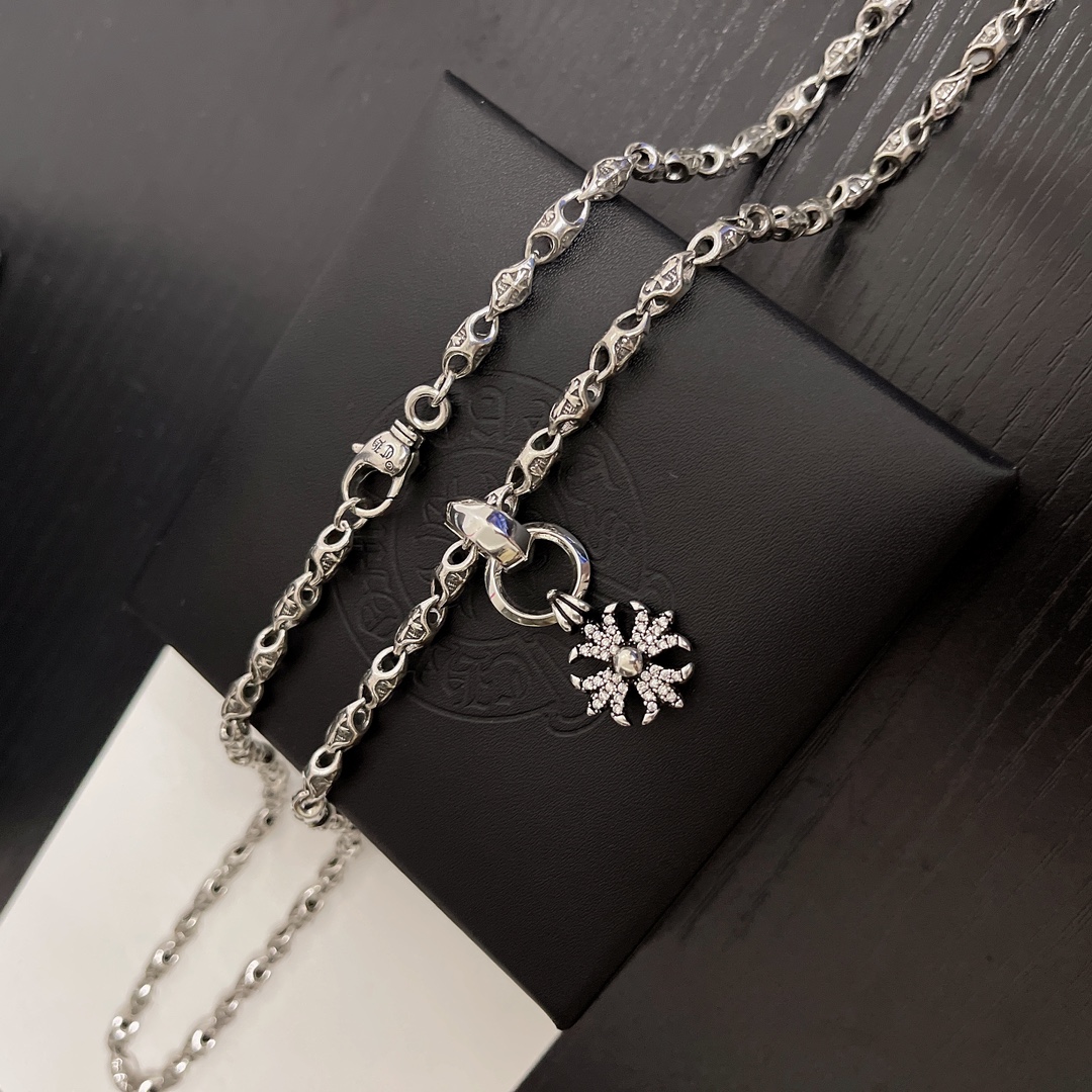【CHROME HEARTS 】ネックレス、新しいネックレス万能シンプルファッションオーナメント-BRAND OFF