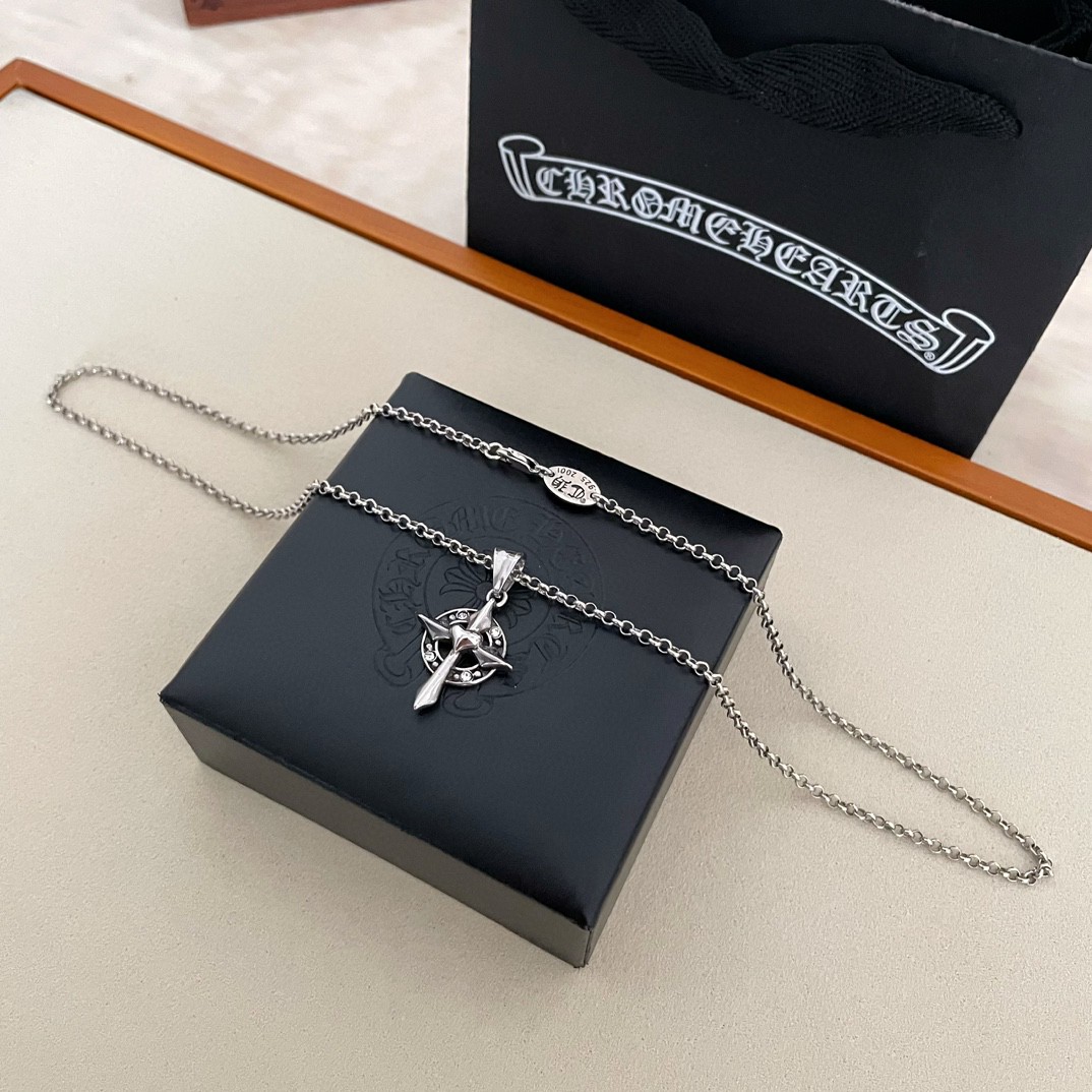 【CHROME HEARTS】ネックレス、新しいネックレス万能シンプルファッションオーナメント-BRAND OFF