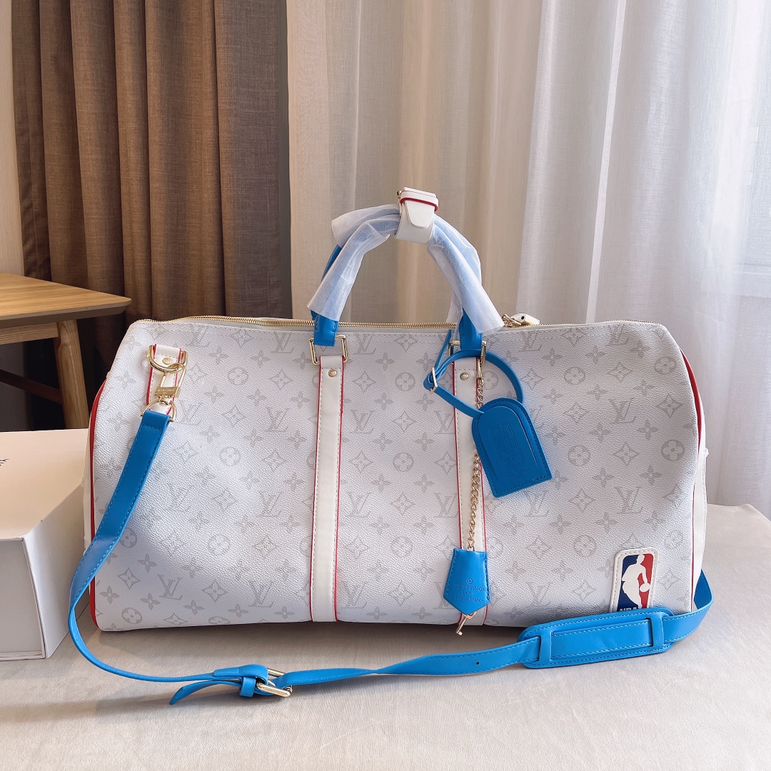 LV X NBA BASKETBALL KEEPALL55トラベルバッグ M45586-BRAND OFF