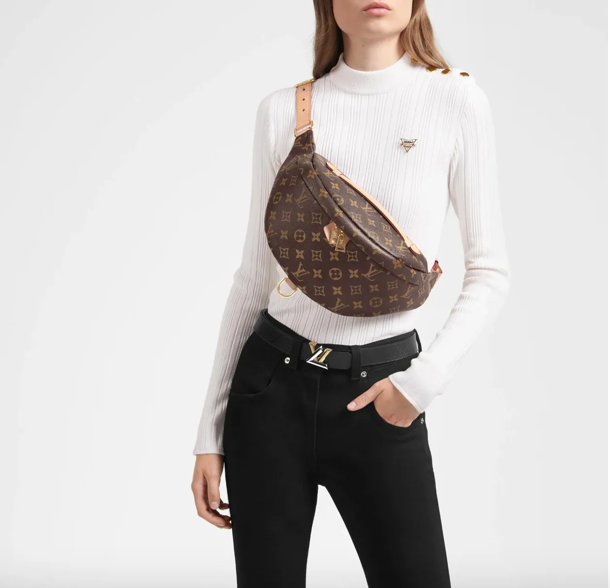 【LOUIS VUITTON】ユニセックス・大人気バムバッグBUMBAG M43644-BRAND OFF