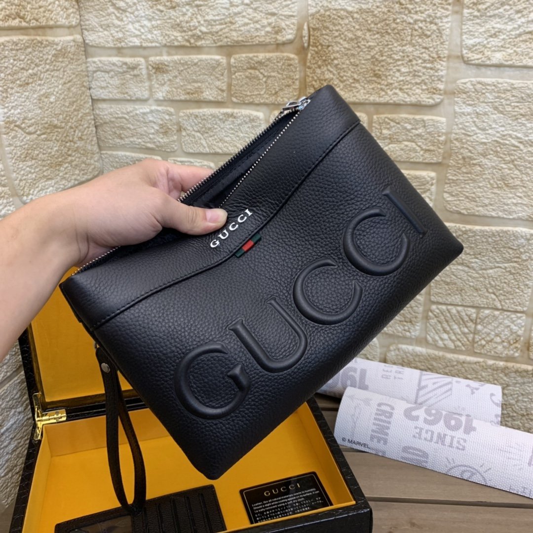 【GUCCI 公式 旗艦店】グッチ クラッチバッグ 当日出荷 好評に付き再入荷！28*18.3CM-BRAND OFF