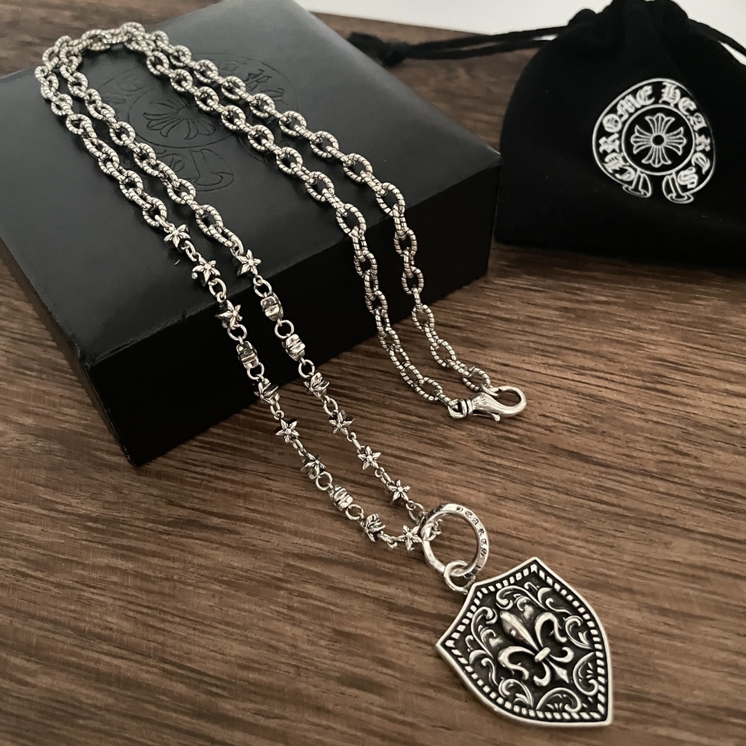 【CHROME HEARTS 】ネックレス、新しいネックレス万能シンプルファッションオーナメント-BRAND OFF