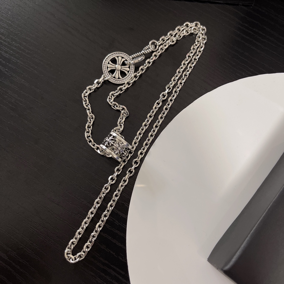 【Chrome Hearts】ネックレス、新しいネックレス万能シンプルファッションオーナメント-BRAND OFF