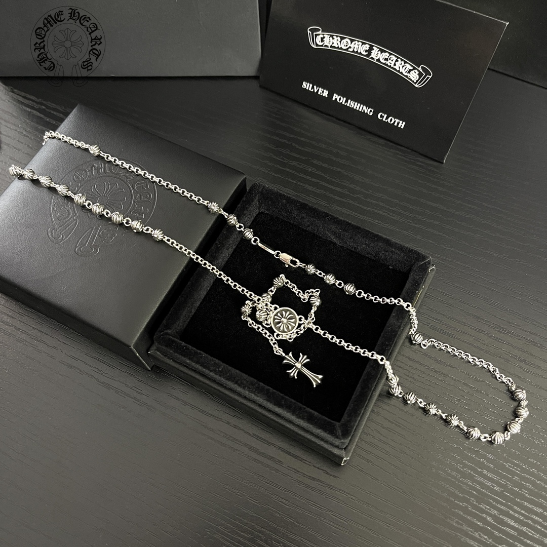 【CHROME HEARTS】ネックレス、新しいネックレス万能シンプルファッションオーナメント-BRAND OFF