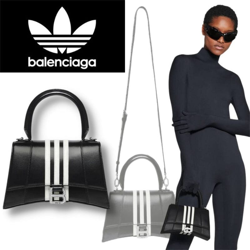 BALENCIAGA×ADIDAS HOURGLASSコラボスモール ハンドバッグ-BRAND OFF