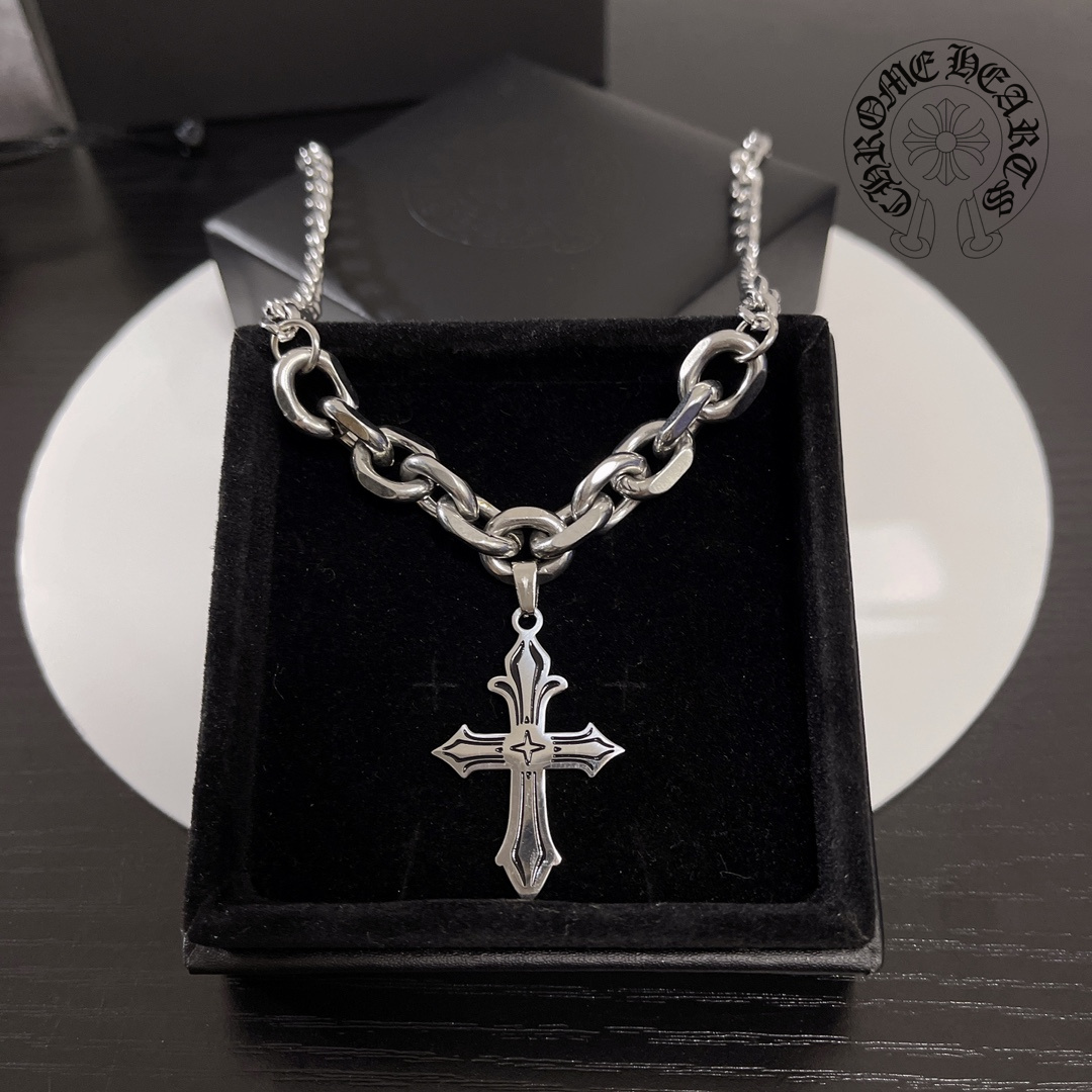 【Chrome Hearts】ネックレス、新しいネックレス万能シンプルファッションオーナメント-BRAND OFF