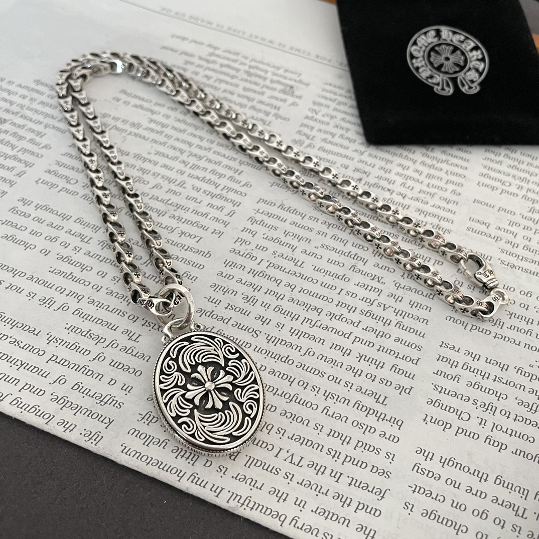 【CHROME HEARTS】ネックレス、新しいネックレス万能シンプルファッションオーナメント-BRAND OFF