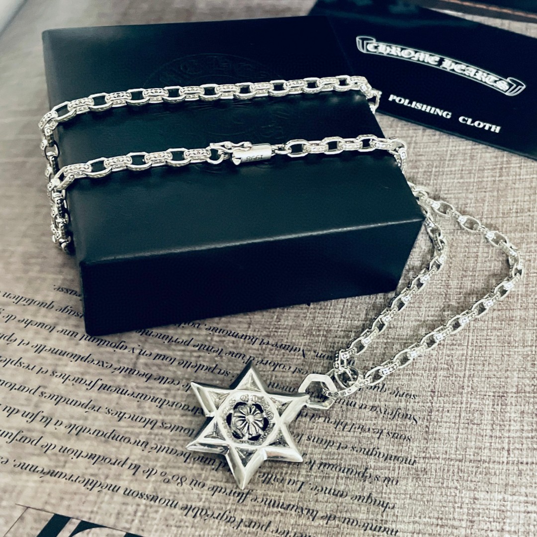【CHROME HEARTS】ネックレス、新しいネックレス万能シンプルファッションオーナメント-BRAND OFF
