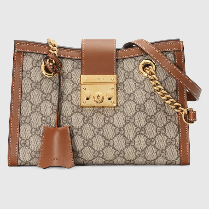 〔パドロック〕GG スモール ショルダーバッグ-BRAND OFF