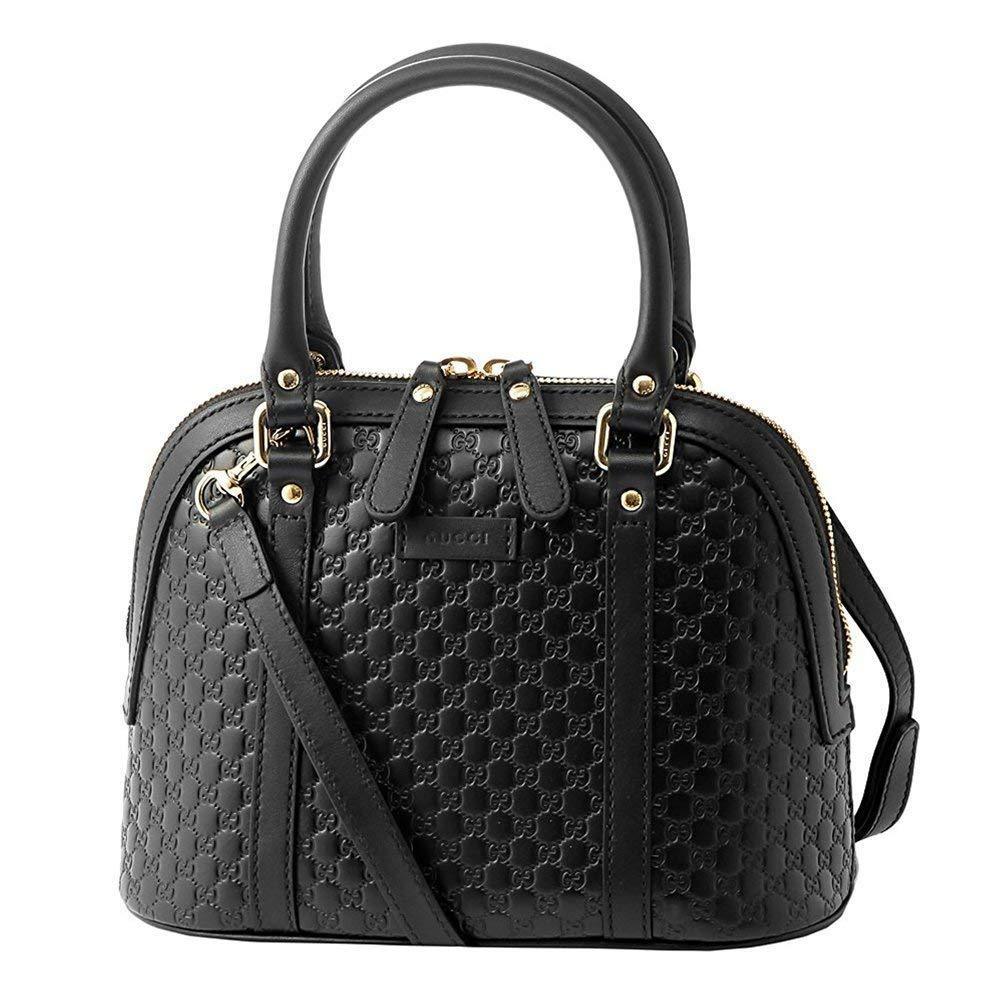 GUCCIドーム型レザーショルダーバッグ 斜めがけ2way-BRAND OFF
