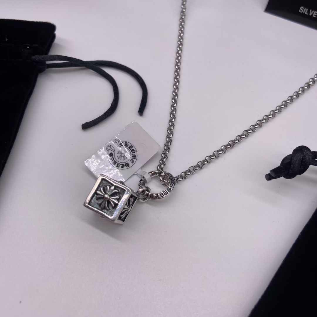 【Chrome Hearts 】クロムハーツ ダイスペンダント ネックレス-BRAND OFF