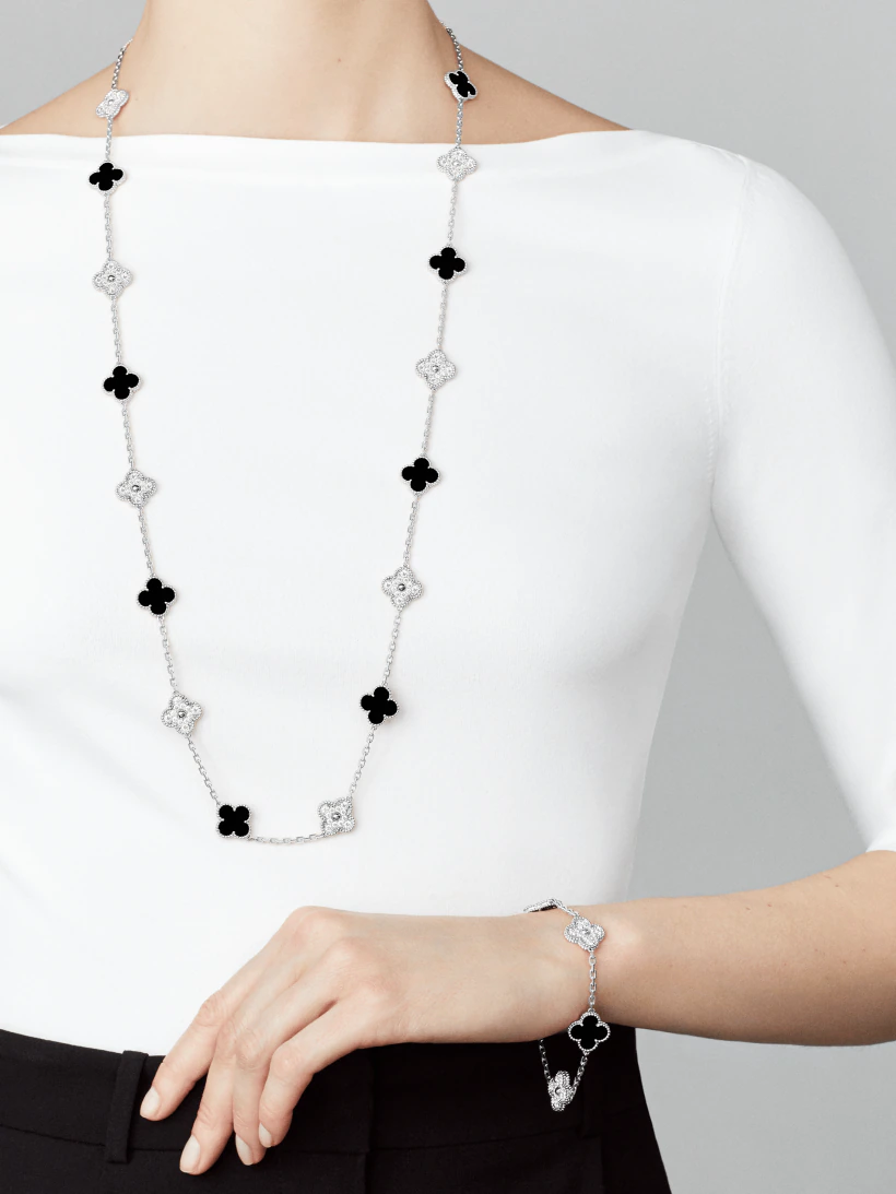 【2026】【Vancleef & Arpels】 ヴィンテージ アルハンブラ ブレスレット、5モチーフ-BRAND OFF