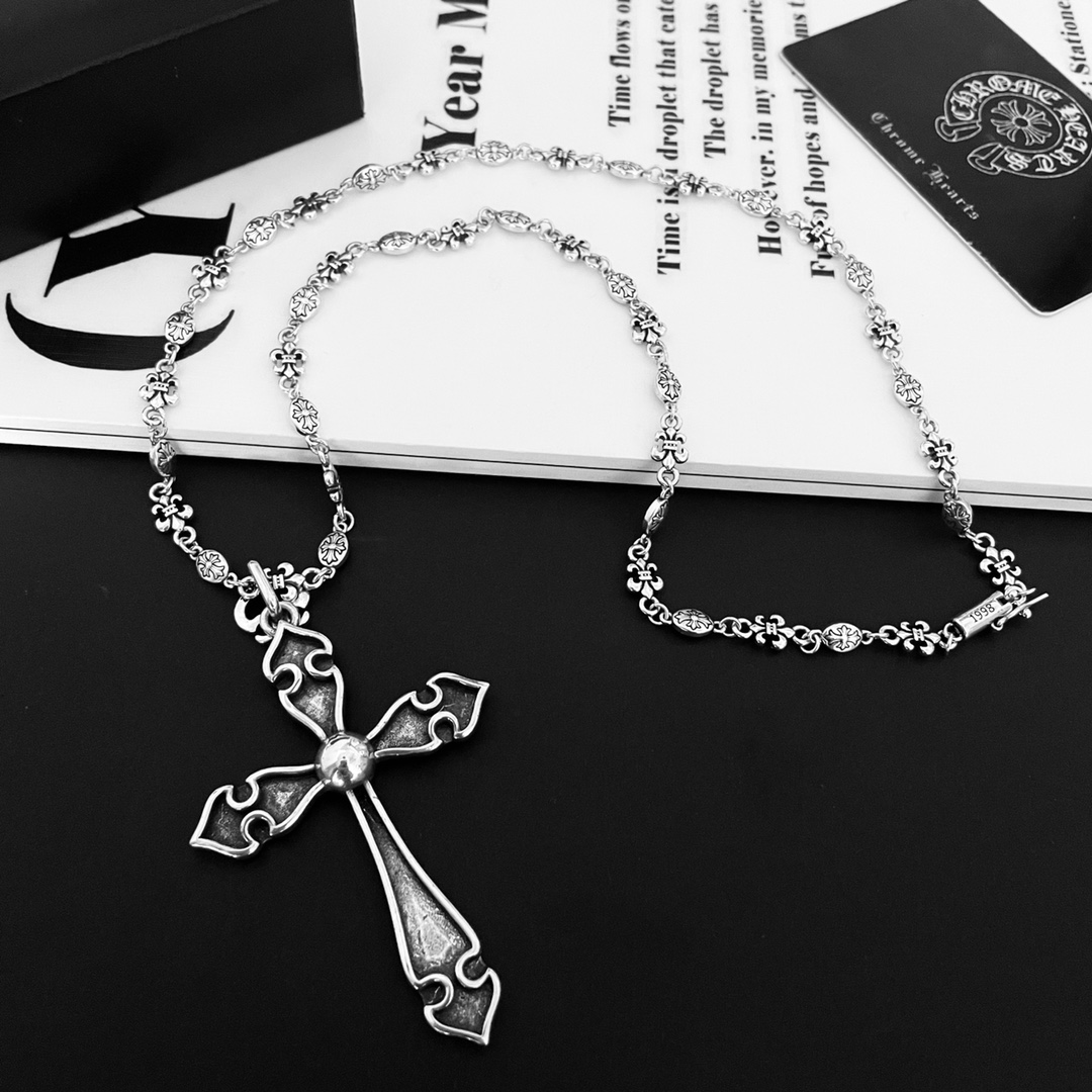 【CHROME HEARTS 】ネックレス、新しいネックレス万能シンプルファッションオーナメント-BRAND OFF