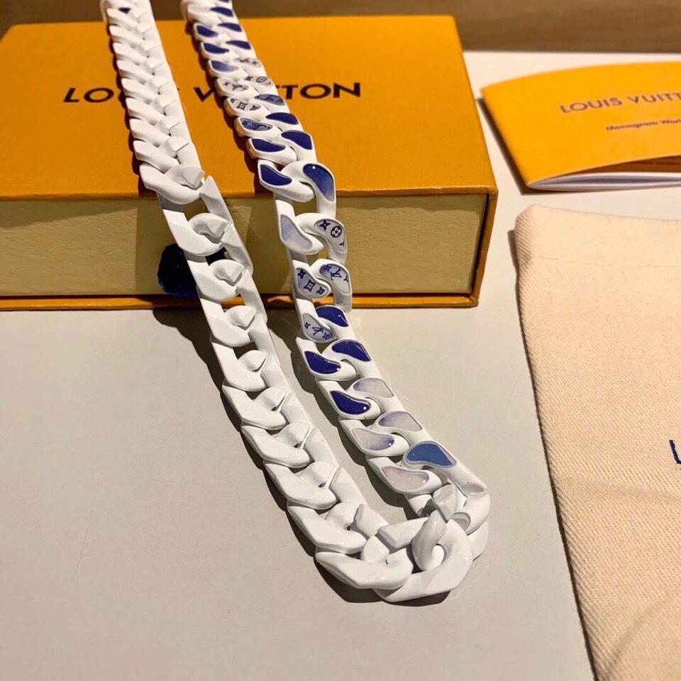 Louis Vuitton（ルイヴィトン） MONOGRAM CLOUDS ネックレス 50cm + ブレスレット 21cm-BRAND OFF