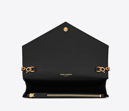 Saint Laurent なし☆YSL モノグラム エンベロープ チェーンウォレット-BRAND OFF