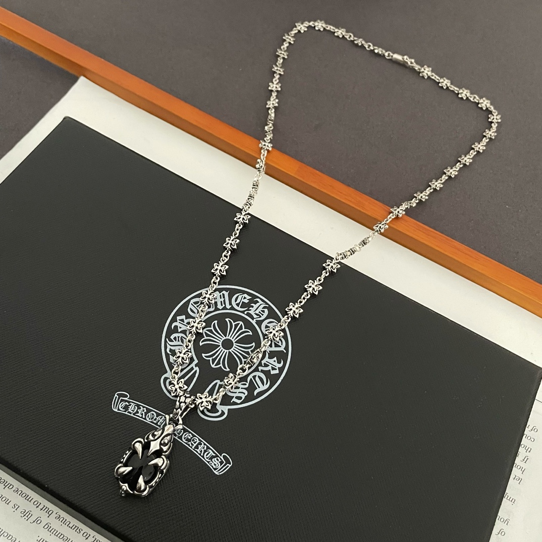 【CHROME HEARTS】ネックレス、新しいネックレス万能シンプルファッションオーナメント-BRAND OFF