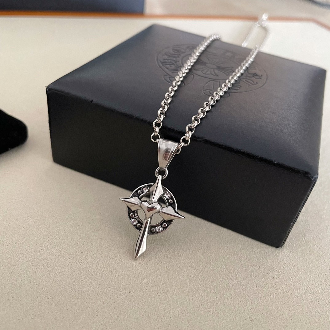 【CHROME HEARTS】ネックレス、新しいネックレス万能シンプルファッションオーナメント-BRAND OFF