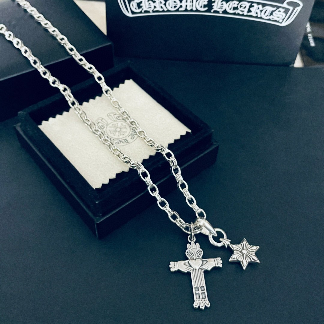 【CHROME HEARTS】ネックレス、新しいネックレス万能シンプルファッションオーナメント-BRAND OFF