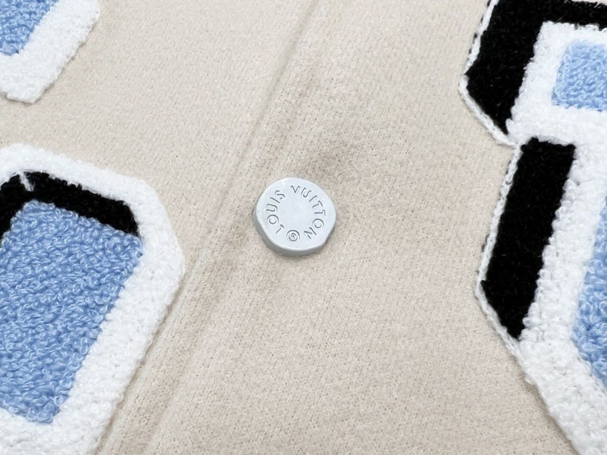 【LOUIS VUITTON】ルイヴィトン刺繍入り野球ユニフォーム  ジャケット-BRAND OFF