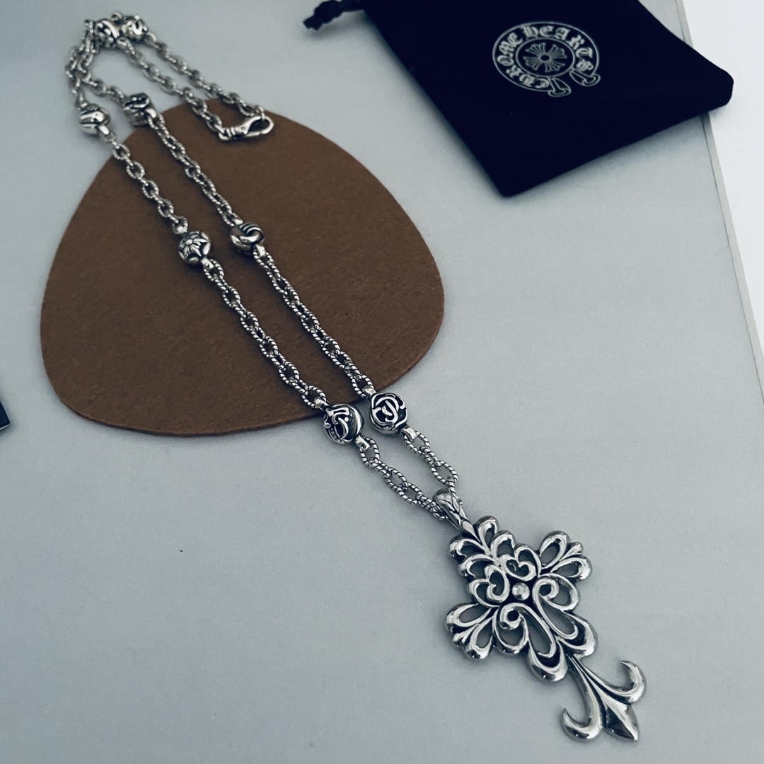 【CHROME HEARTS】ネックレス、新しいネックレス万能シンプルファッションオーナメント-BRAND OFF