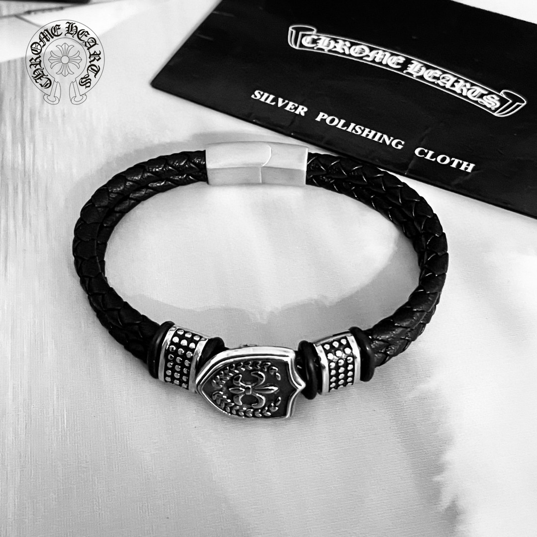 【 CHROME HEARTS 】ブレスレット、ファッションシンプルなスタイル-BRAND OFF