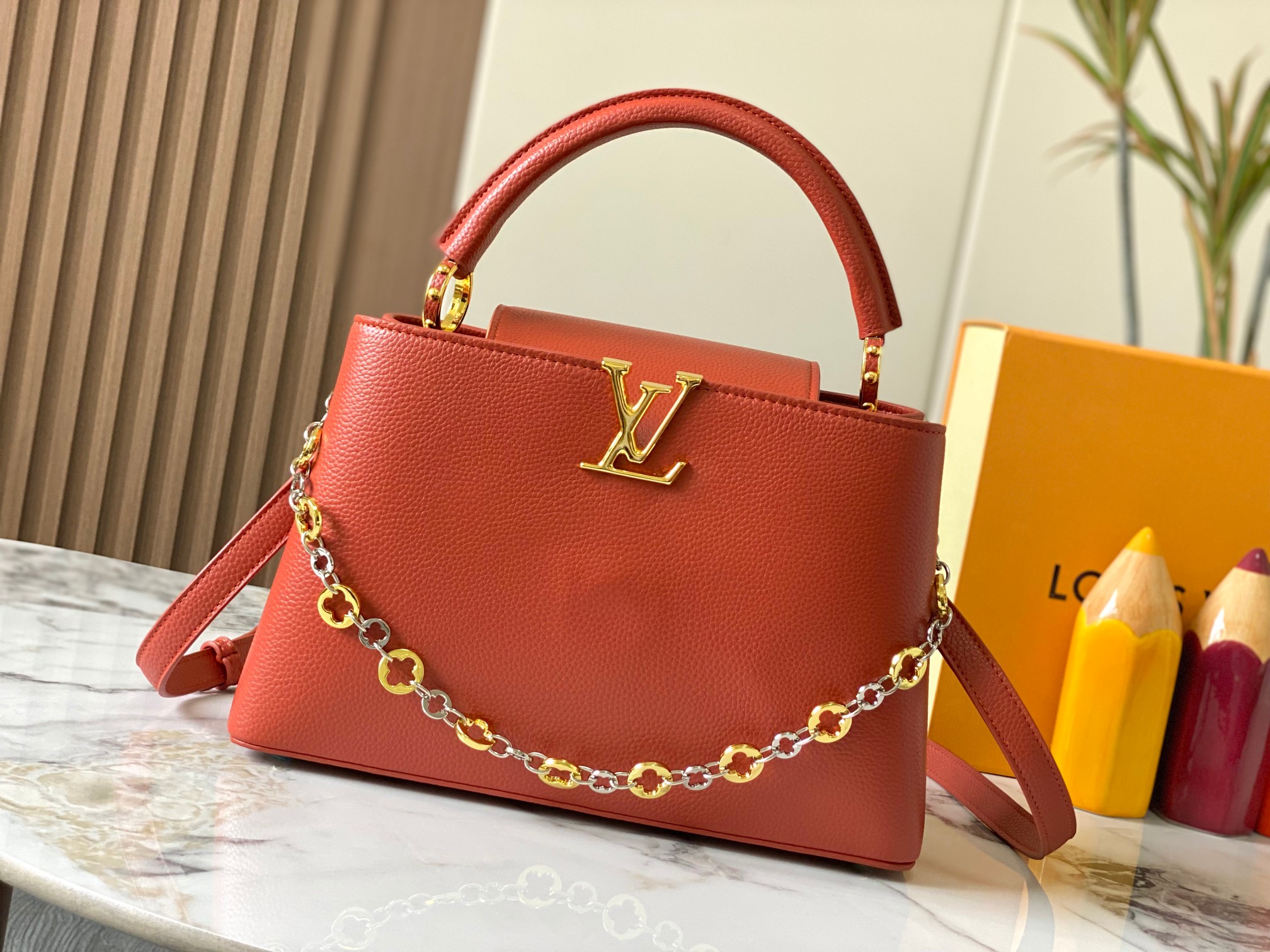 LOUIS VUITTON ルイヴィトン Capucines ハンドバッグ M12938-BRAND OFF