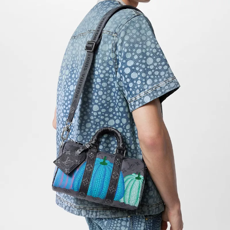 LOUIS VUITTON ルイヴィトン Yayoi Kusama keepall 25 M46437-BRAND OFF