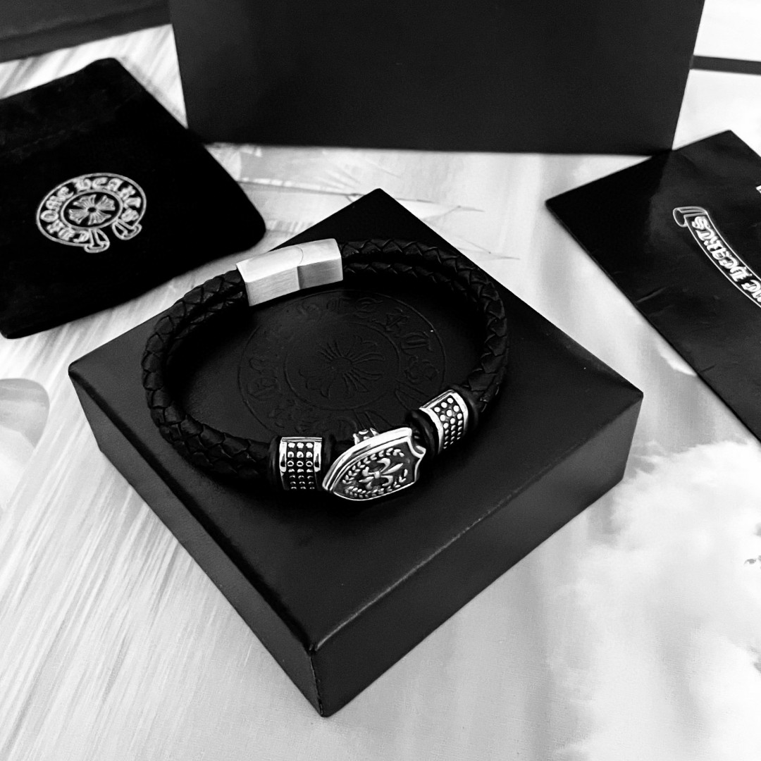 【 CHROME HEARTS 】ブレスレット、ファッションシンプルなスタイル-BRAND OFF