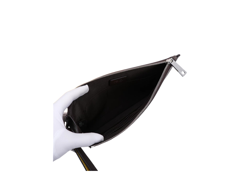 【 FENDI 公式 旗艦店】フェンディ クラッチバッグ 当日出荷 好評に付き再入荷！ 黒 30*20*1CM-BRAND OFF