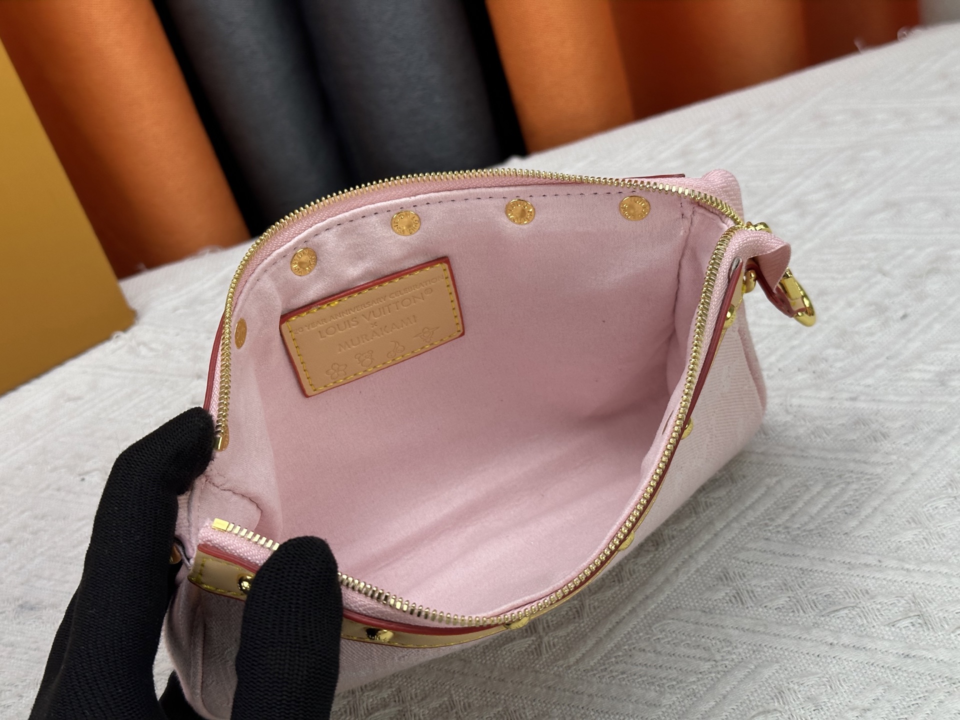 LOUIS VUITTON ルイヴィトン Pochette Accessoires デニムバッグ M13404-BRAND OFF