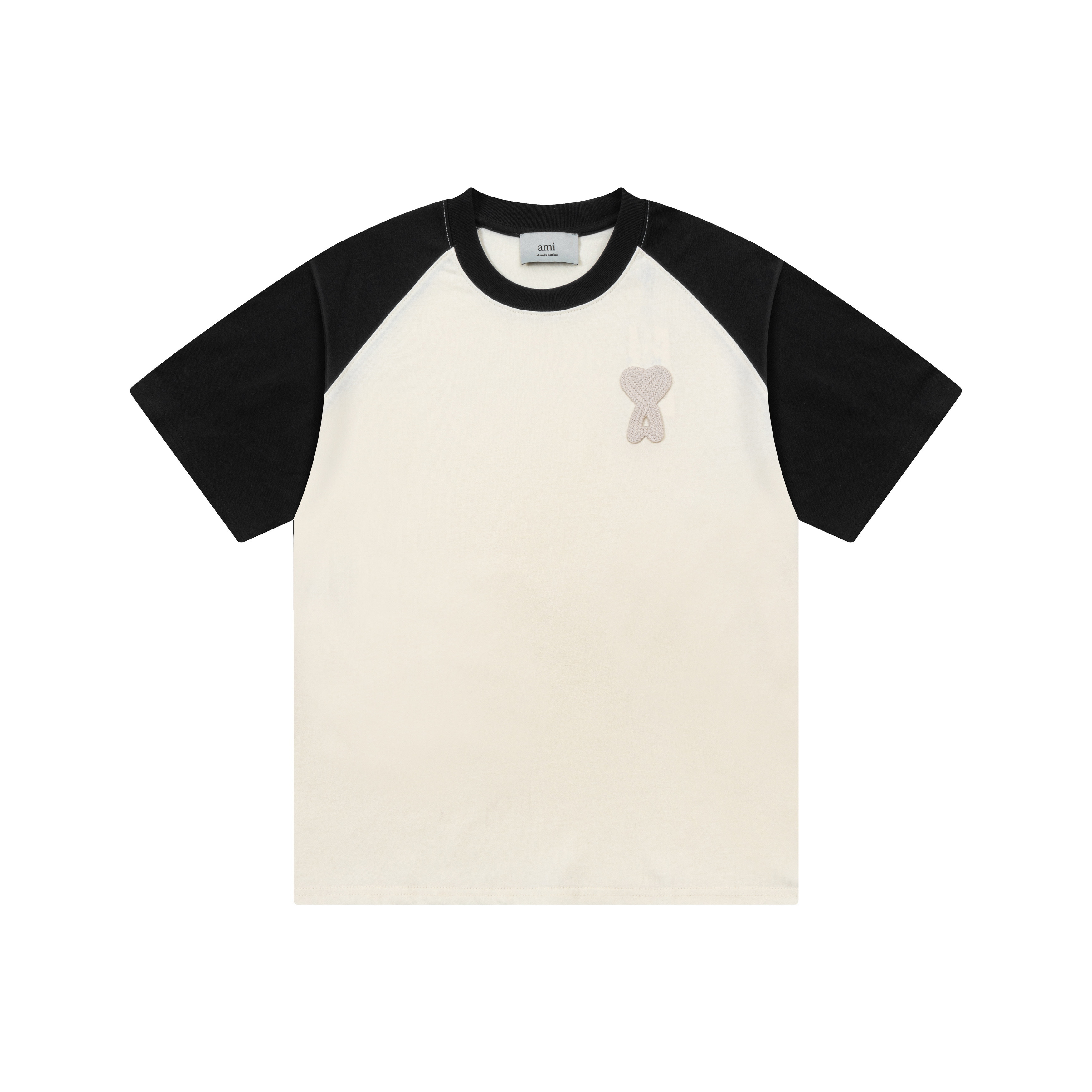 【AMI PARIS公式旗艦店】AMI PARIS新作 ラグランカジュアルTシャツ（男女兼用、半袖）
