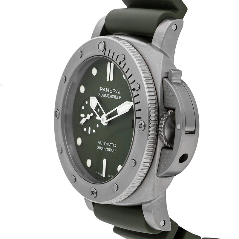 パネライ サブマーシブル オンライン限定500本 グリーン PAM01055-BRAND OFF