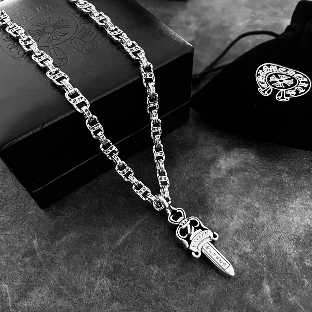 【CHROME HEARTS】ネックレス、新しいネックレス万能シンプルファッションオーナメント-BRAND OFF