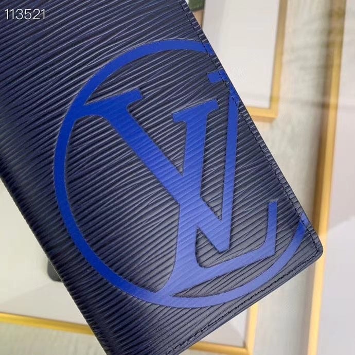 Louis Vuitton ポルトフォイユ ブラザ 長財布 青 M67911-BRAND OFF
