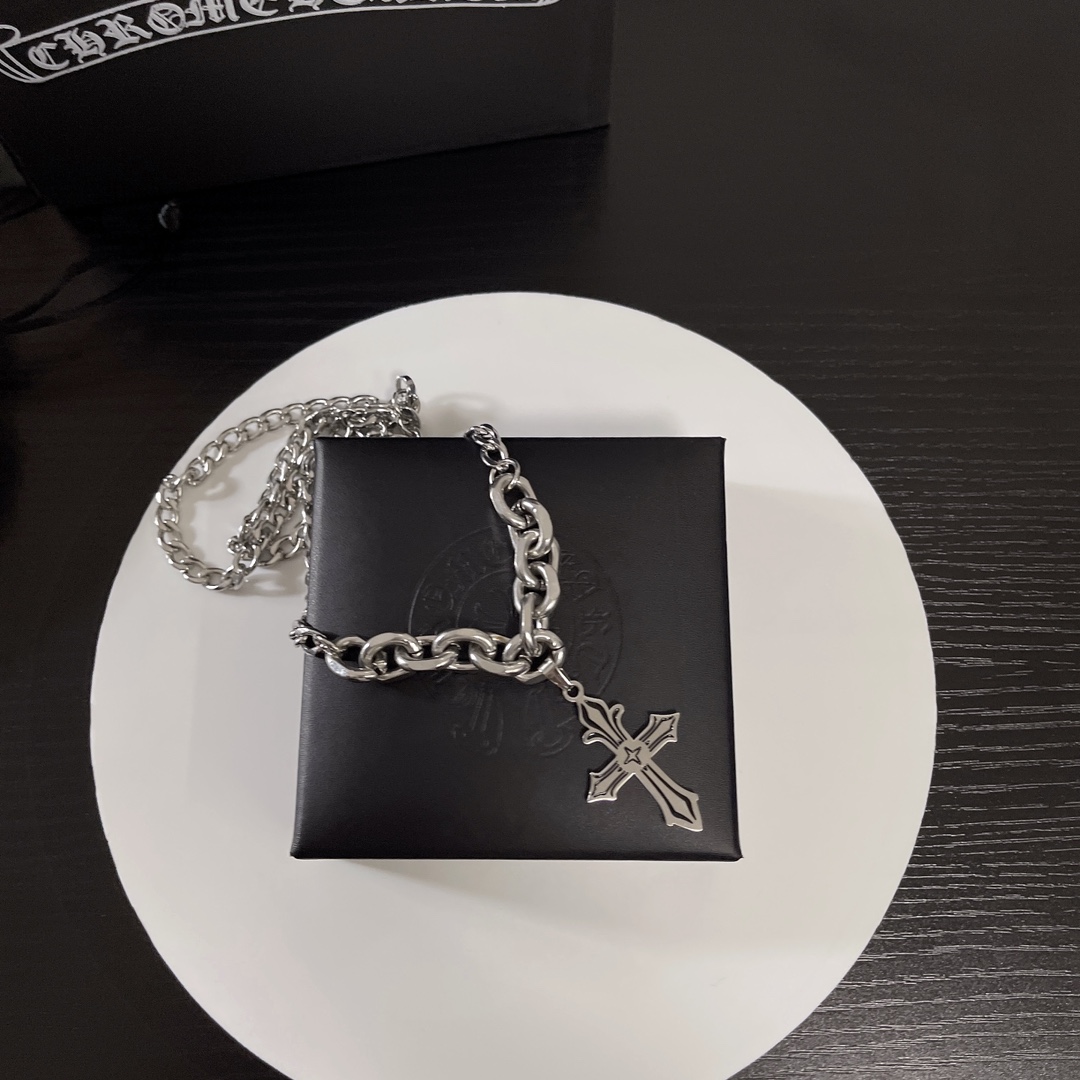 【Chrome Hearts】ネックレス、新しいネックレス万能シンプルファッションオーナメント-BRAND OFF