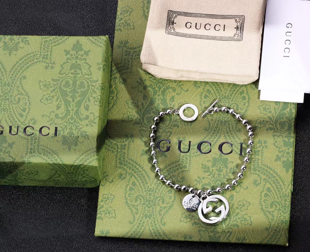 GUCCI（グッチ）ダブルGブレスレット-BRAND OFF
